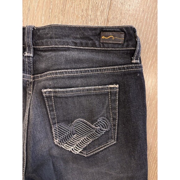 Women’s American Rag Cie Dark Wash Denim Jeans Gray Black Size 3R - Picture 7 of 10